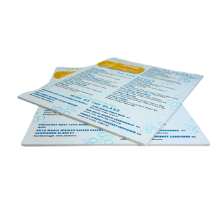 Durable PVC pool bar menu cover floating on water