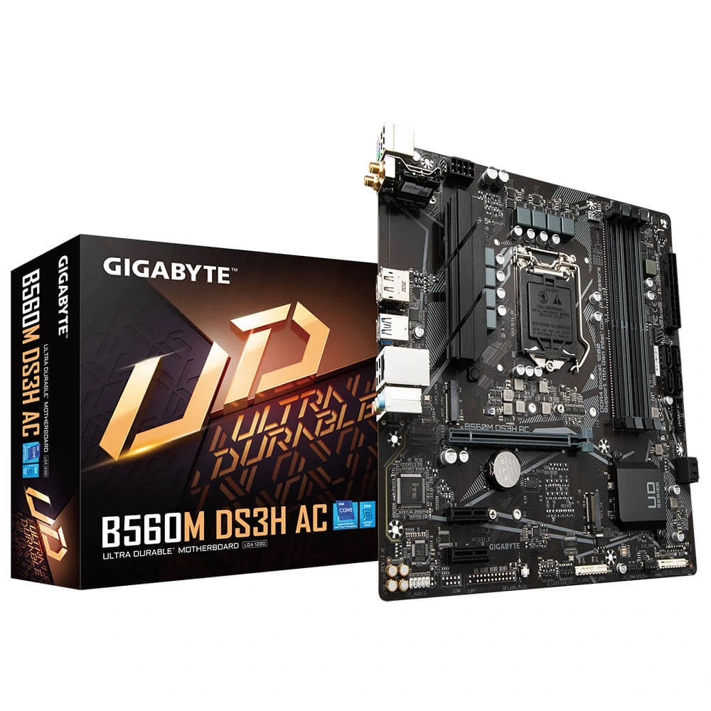 GIGABYTE B560M DS3H (LGA 1200/ Intel/ B560Dual M.2/ PCIe 4.0/ USB 3.2 Gen1