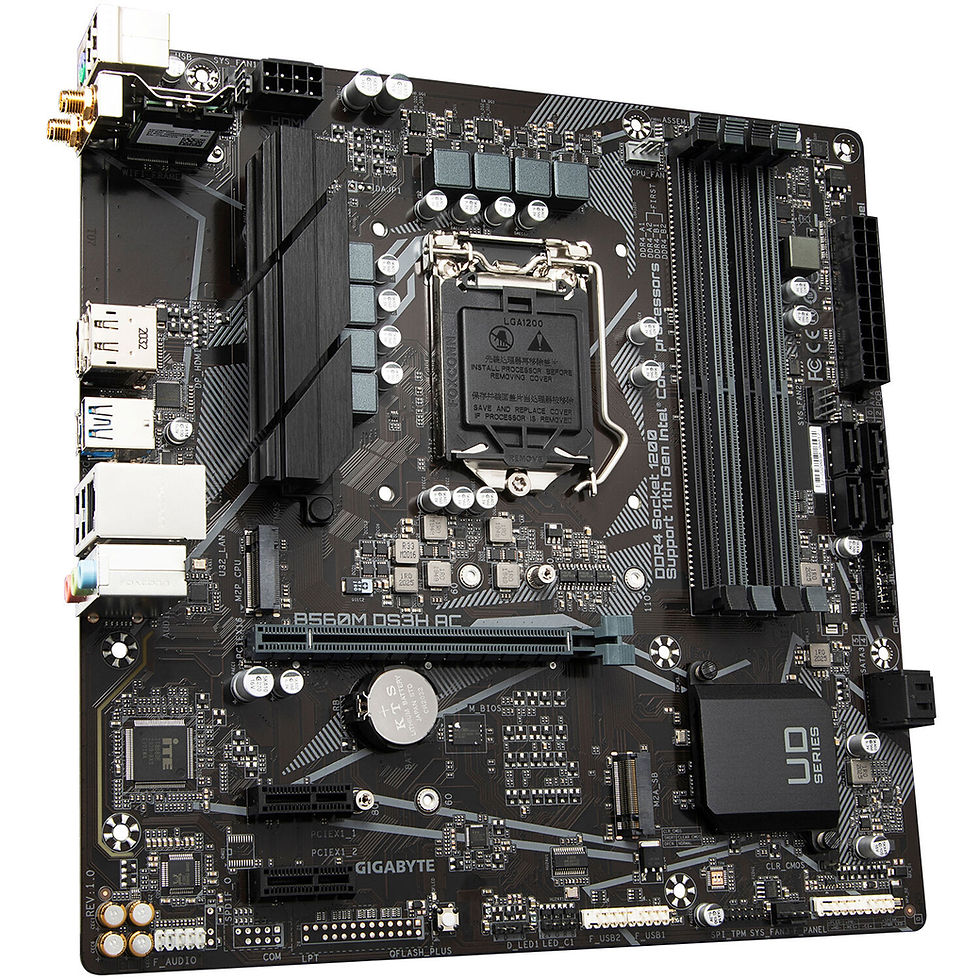 Miniatura: GIGABYTE B560M DS3H (LGA 1200/ Intel/ B560Dual M.2/ PCIe 4.0/ USB 3.2 Gen1