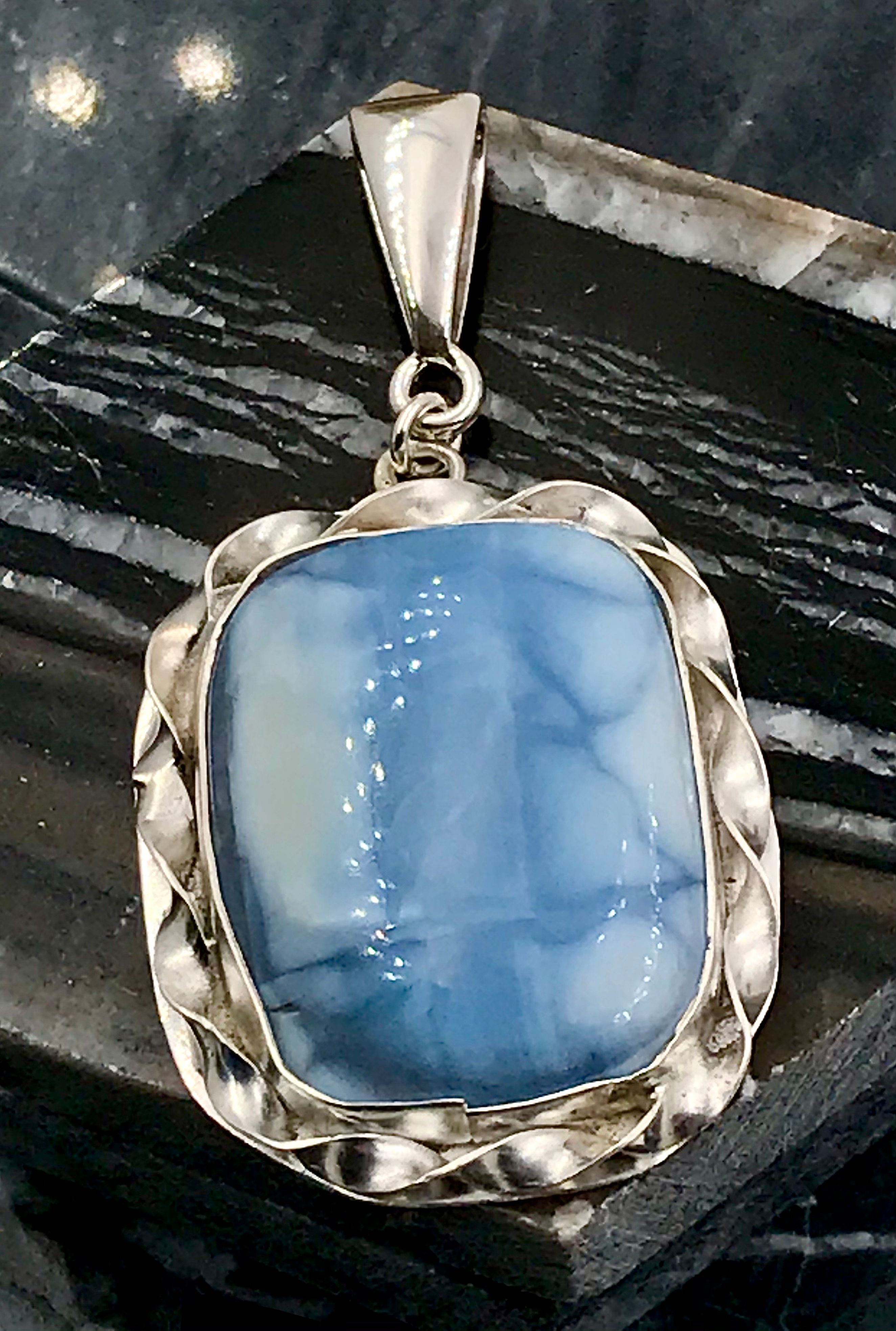 Blue Opal pendant