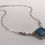 Thumbnail: Sterling and Fine silver Azurite necklace