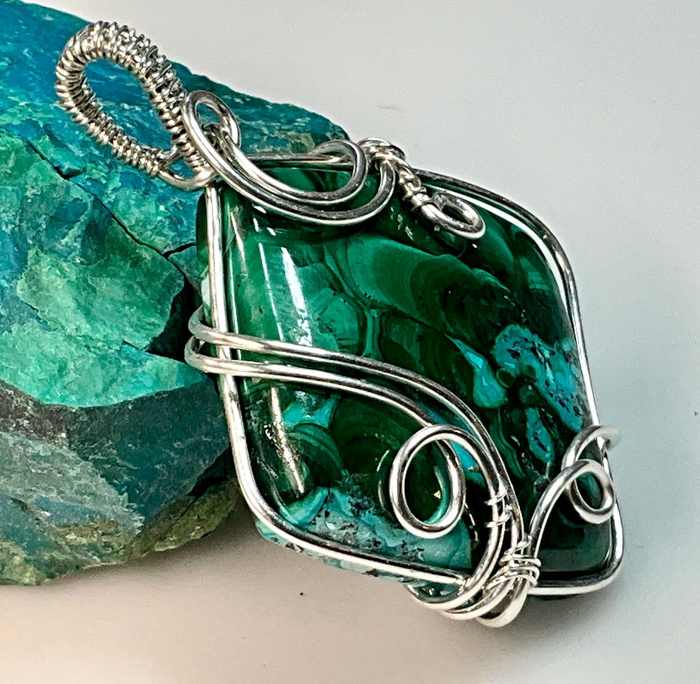 Thumbnail: Chrysocolla/Malachite Pendant