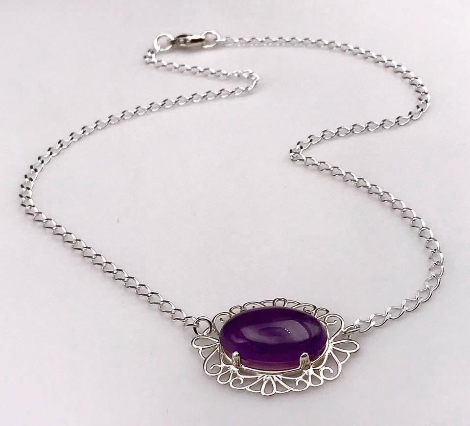 Thumbnail: Amethyst necklace