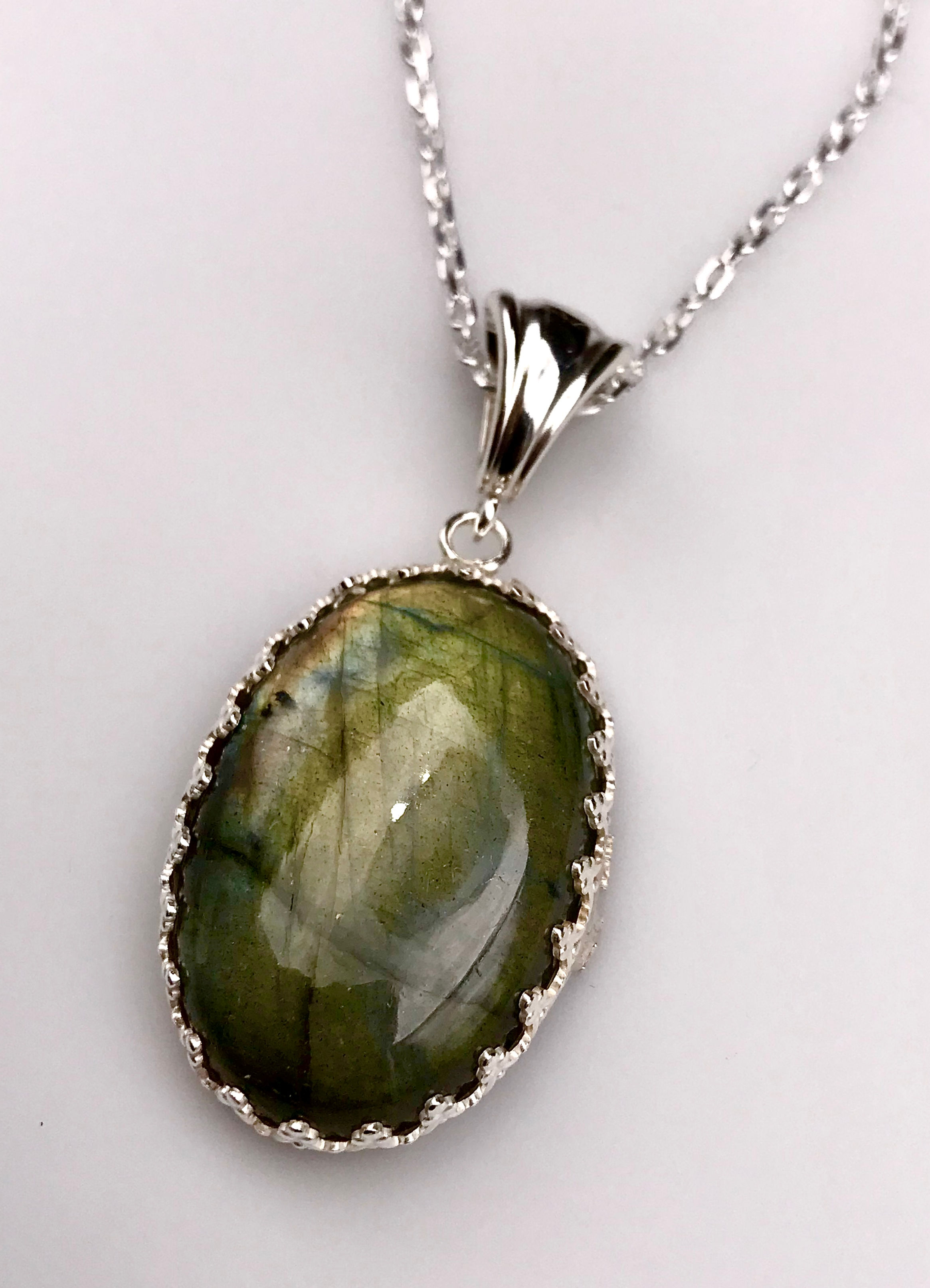 Labradorite necklace