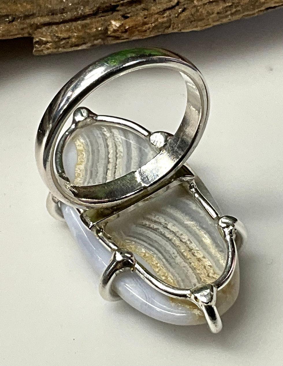 Thumbnail: Blue Lace Agate Ring