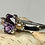 Thumbnail: Faceted Amethyst and Pearl Ring