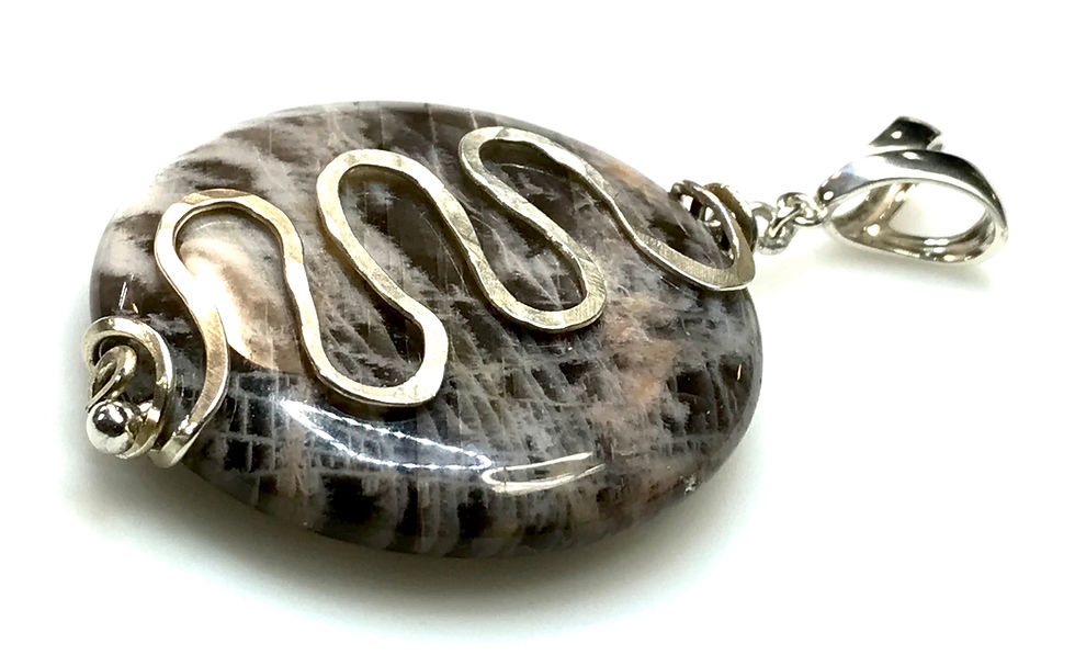 Thumbnail: Grey Moonstone Pendant