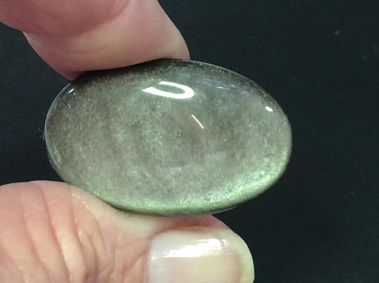 Loose Silver Obsidian #7937