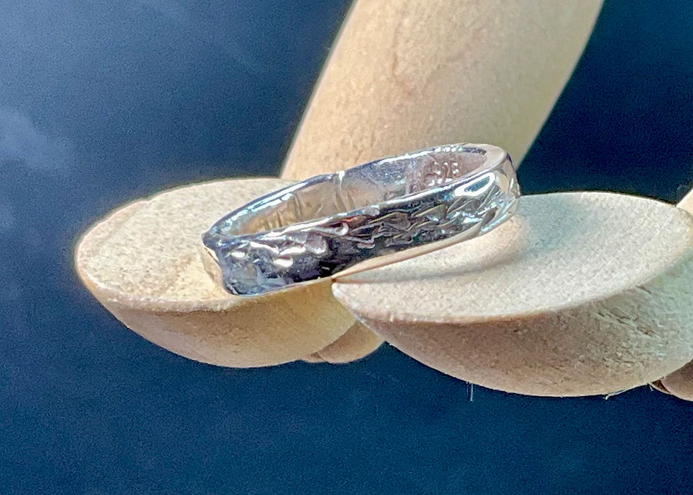 Thumbnail: Sterling Stamped Band