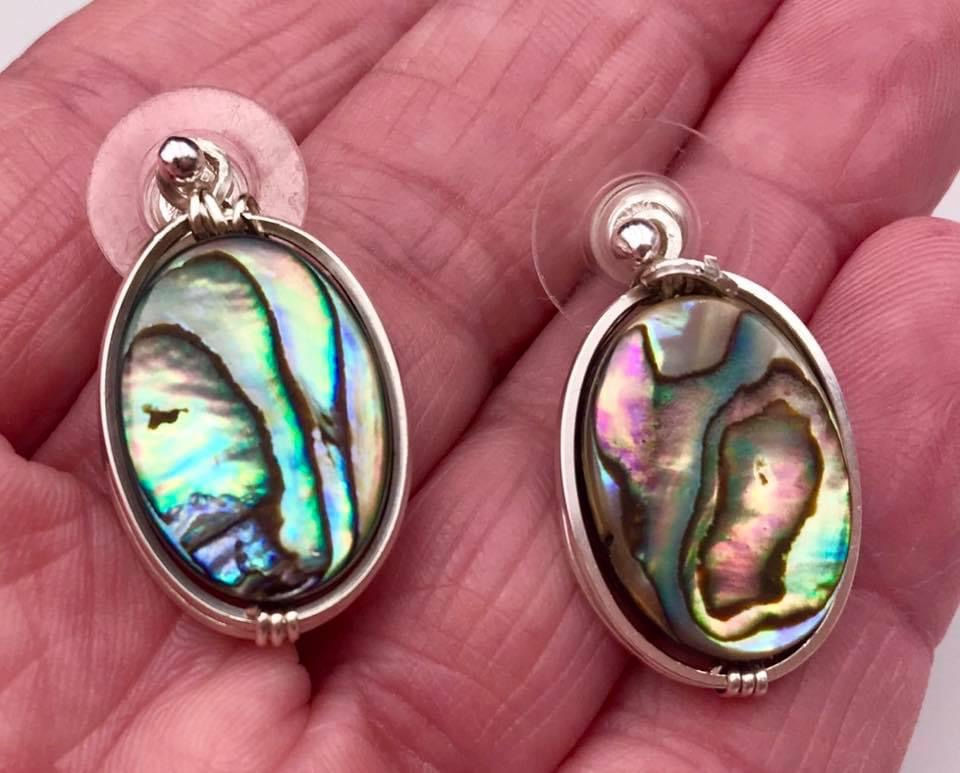 Thumbnail: Abalone earrings