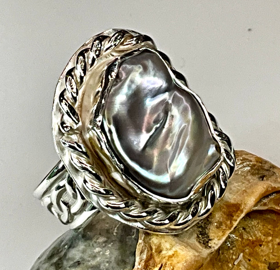Thumbnail: Baroque FreshwaterPearl Ring
