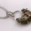 Thumbnail: Fine silver crescent Labradorite necklace