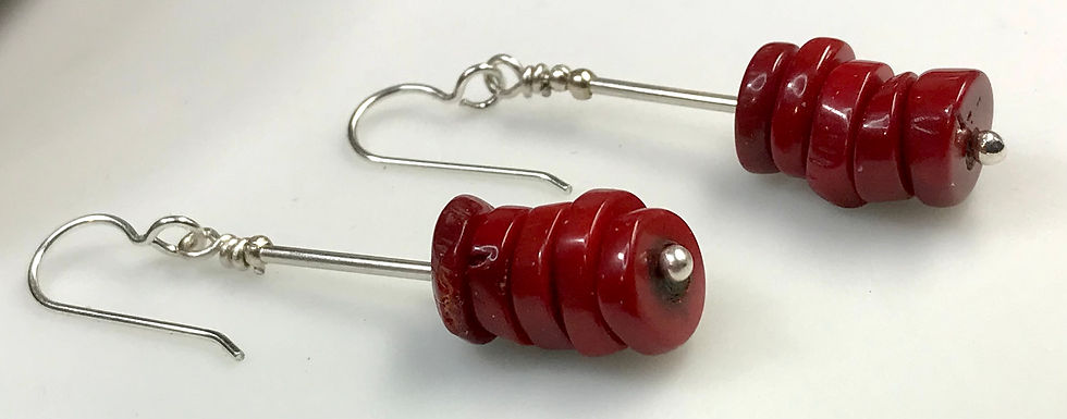 Thumbnail: Coral Necklace and Earring set