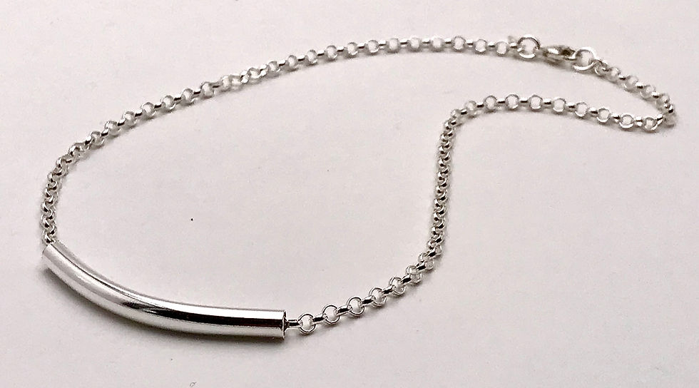 Thumbnail: Sterling and Fine Silver Necklace