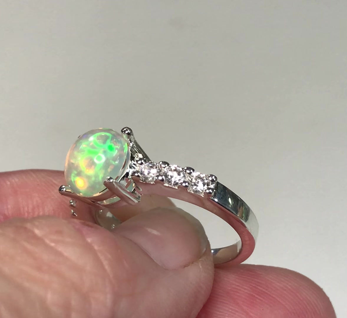 Ethiopian Opal Ring