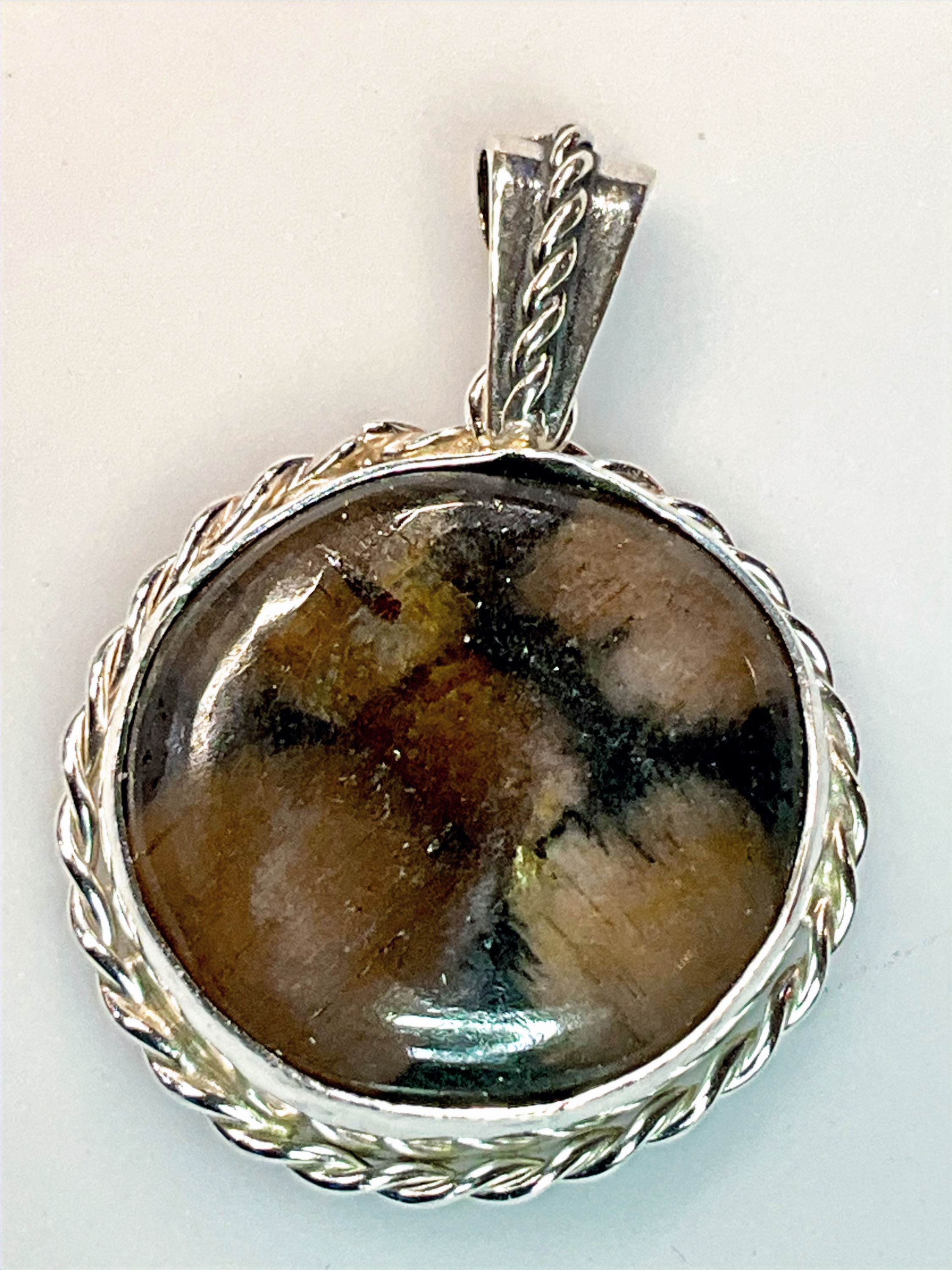 Chiastolite Pendant