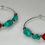 Thumbnail: Coral and Turquoise Earrings