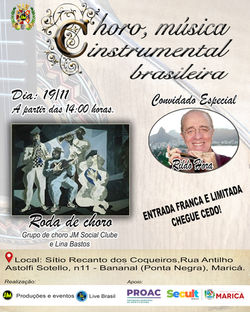 CHORO, MÚSICA INSTRUMENTAL BRASILEIRA.