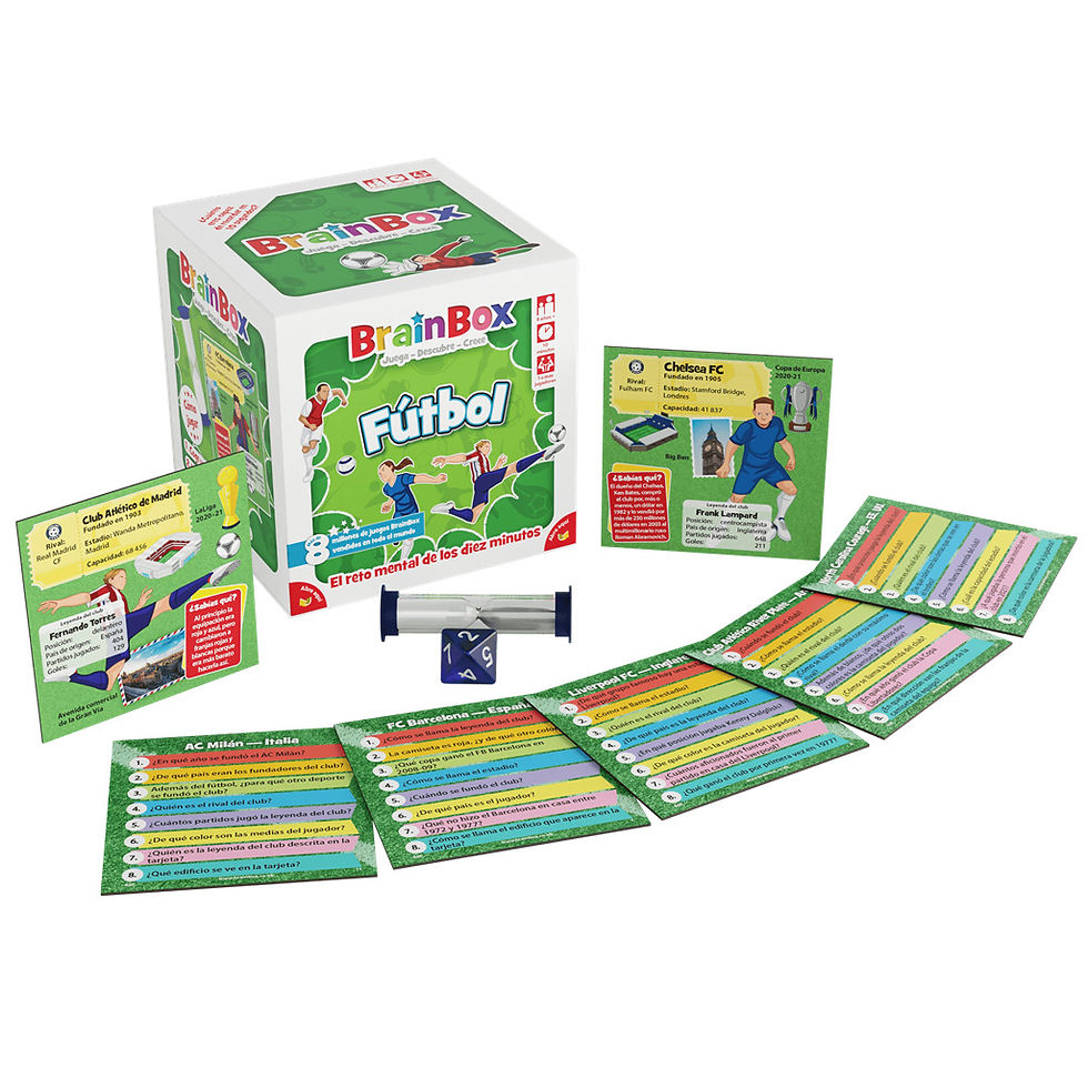 Miniatura: Juego De Mesa Brainbox Futbol Estrategia Para Niños Familia