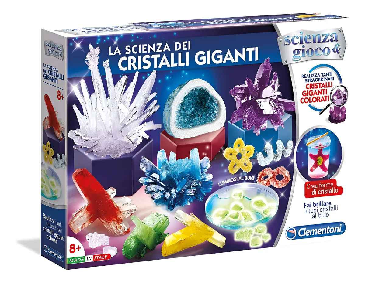 Juego De Experimentos Cristales Gigantes Niños