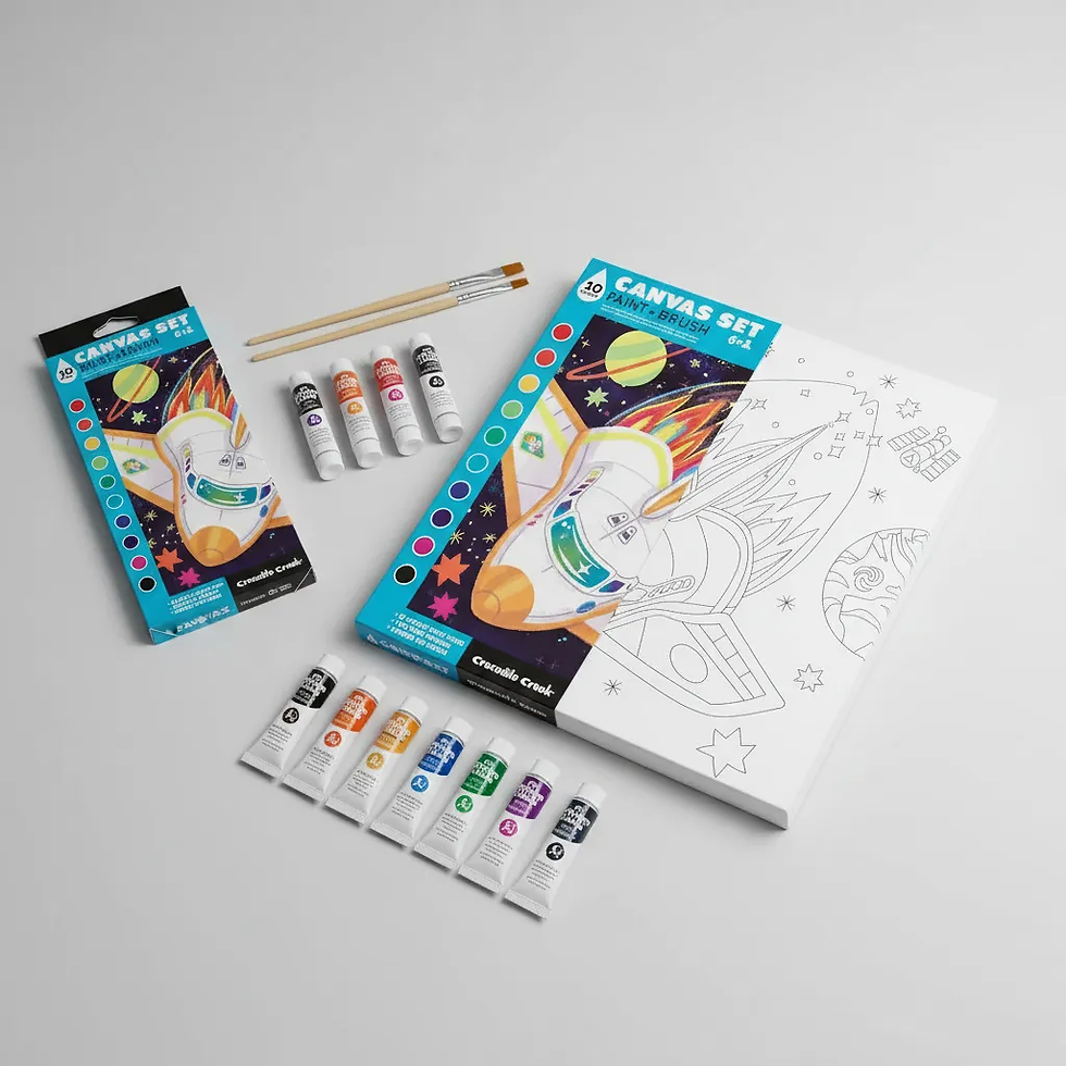 Miniatura: Set De Arte Lienzo Para Pintar El Espacio
