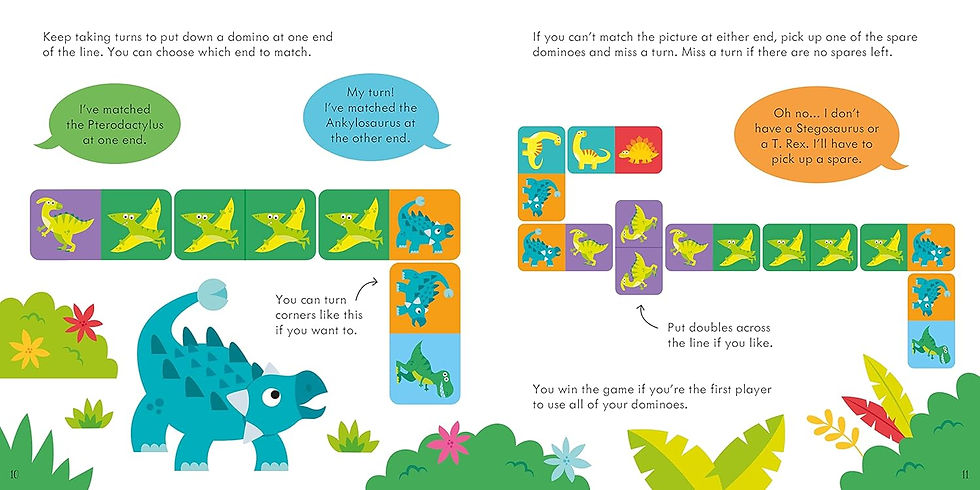 Miniatura: Juego Didáctico Dominó Dinosaurio Para Niños