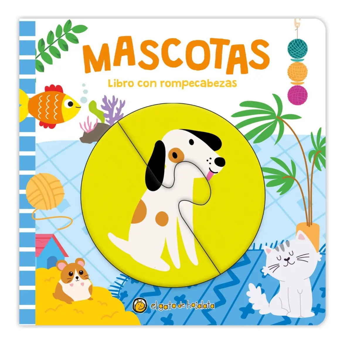 Libro Didáctico Rompecabezas Las Mascotas Para Niños