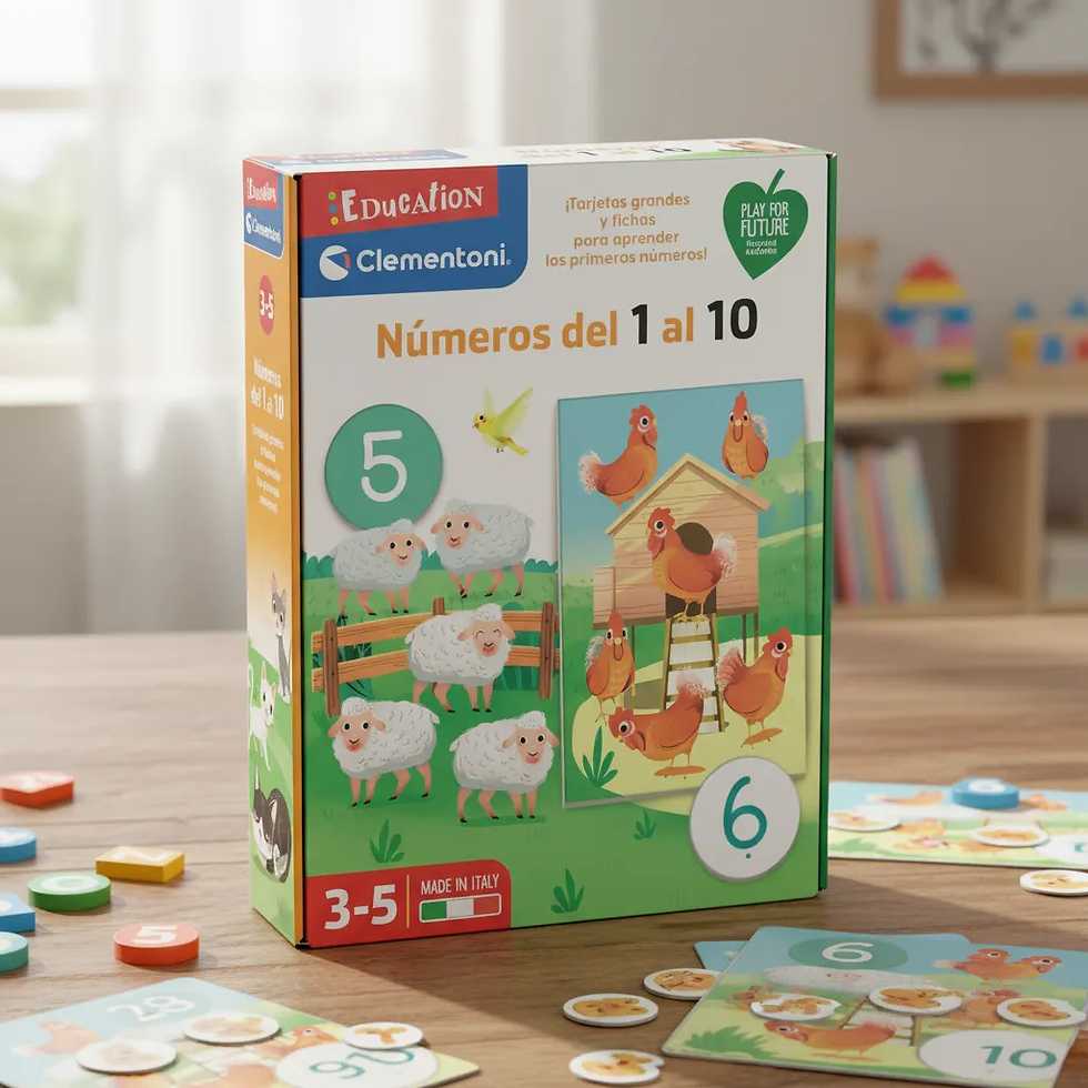 Miniatura: Juego Didactico Números Del 1 Al 10 Para Niños