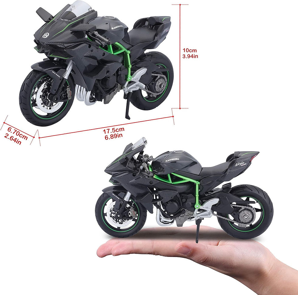 Miniatura: Moto Coleccionable 1:12 Mc Kawasaki Ninja H2r