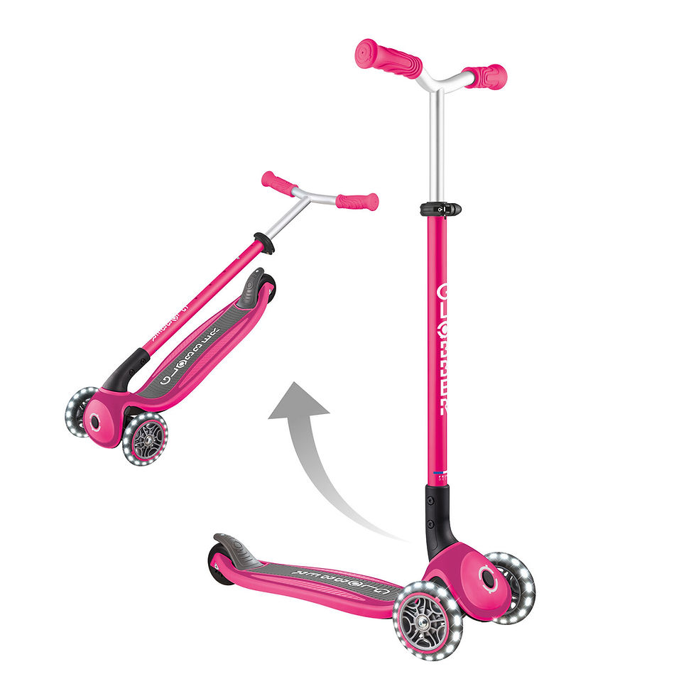 Miniatura: Patineta Master Lights Rosado Plegable Para Niños