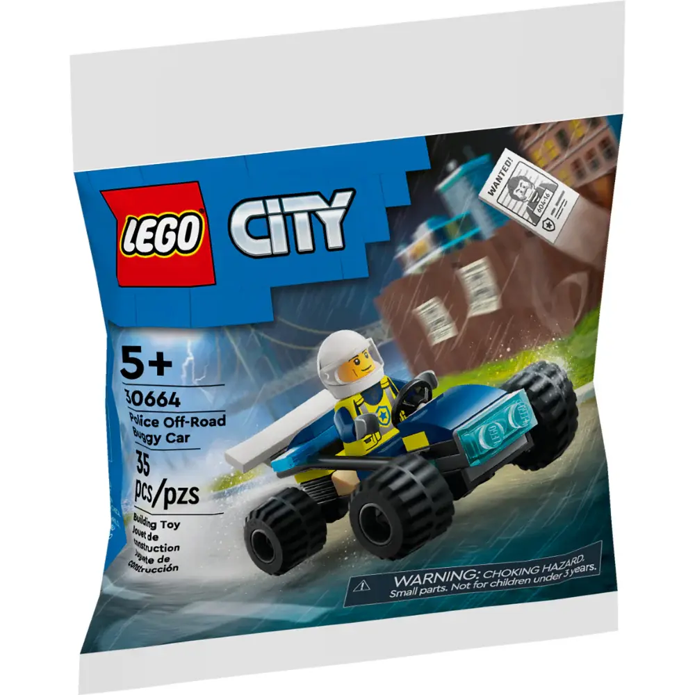 Juego Lego Todoterreno Policía 35 Piezas Niños