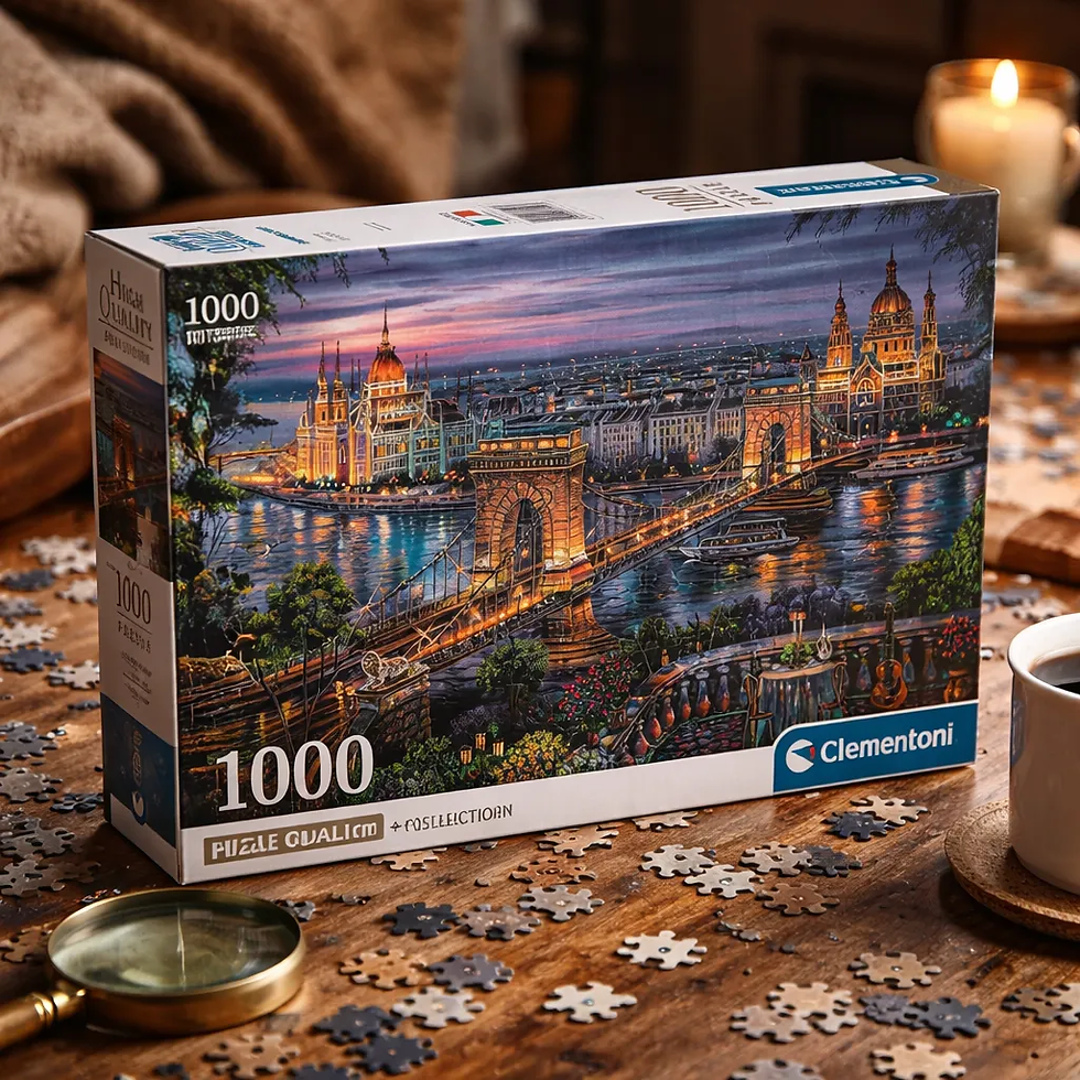 Miniatura: Rompecabezas 1000 Piezas Vista Nocturna De Budapest