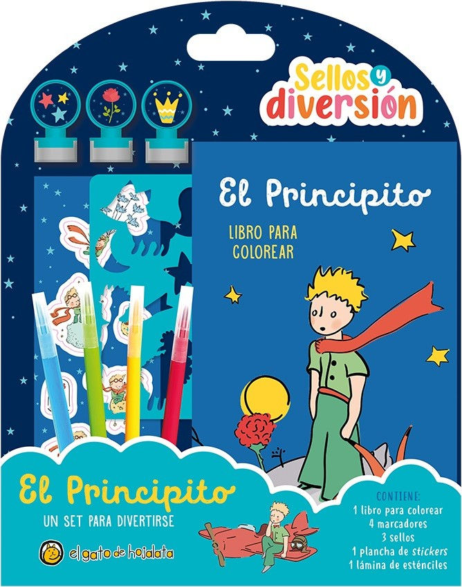 Set Creatividad El Principito Con Sellos Para Niños