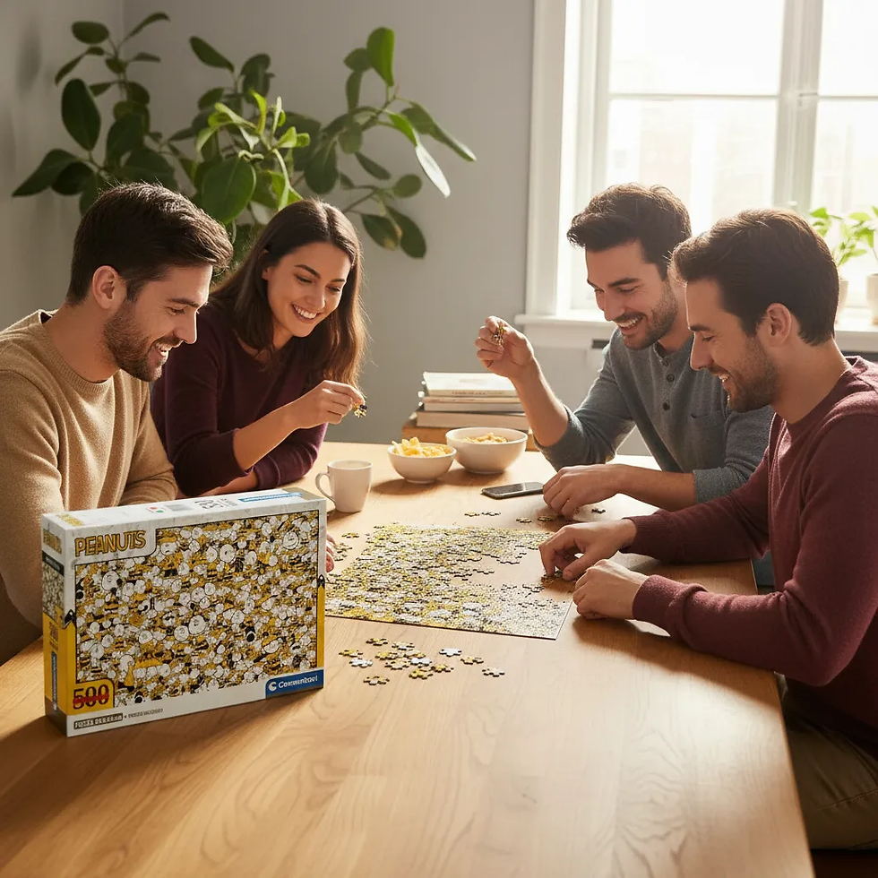 Miniatura: Rompecabezas 500 Piezas Charlie Brown Clementoni Adultos