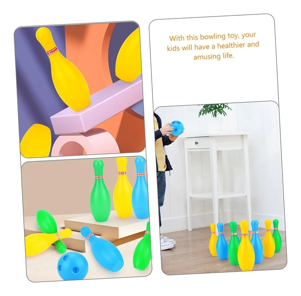 Miniatura: Juego De Bolos Plástico Alta Resistencia