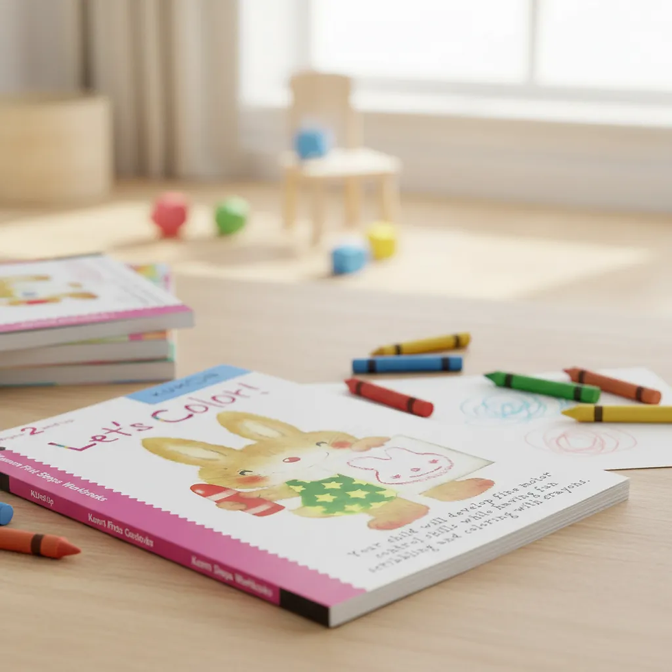 Miniatura: Libro Kumon Let's color para niños niñas