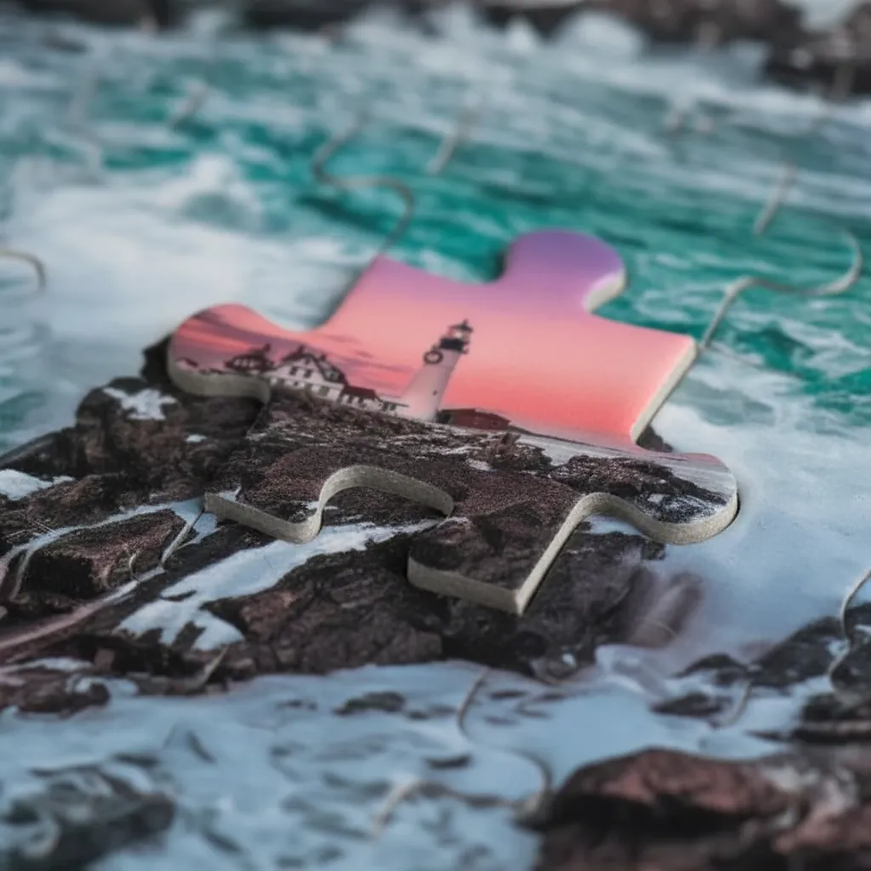 Miniatura: Rompecabezas 1000 Piezas Faro Junto Al Mar Clementoni