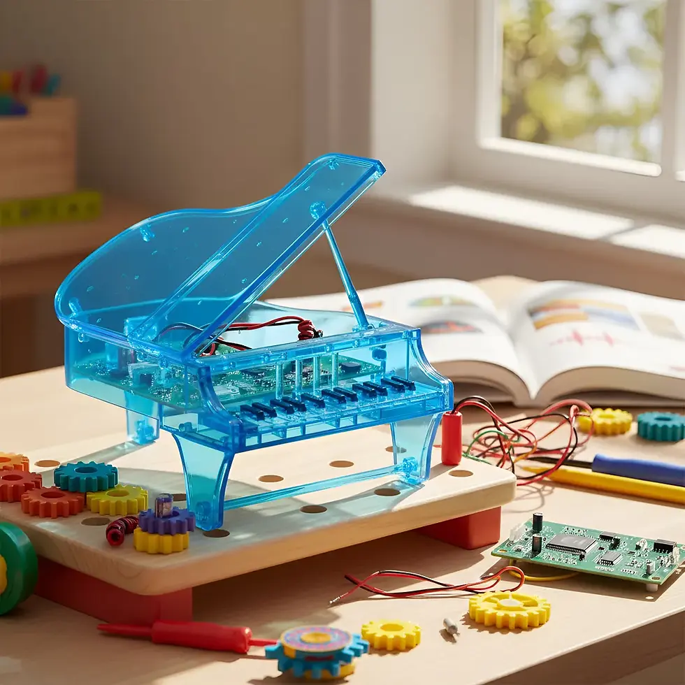 Miniatura: Experimento STEM Tu Propio Piano Para Niños