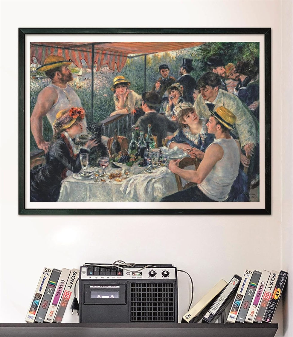 Miniatura: Rompecabezas Arte El Almuerzo De Los Remeros