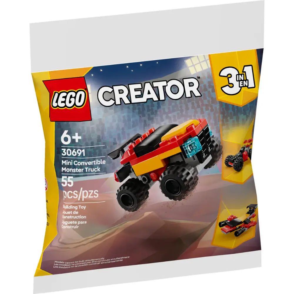 Juego Lego Monster Truck 55 Piezas Para Niños