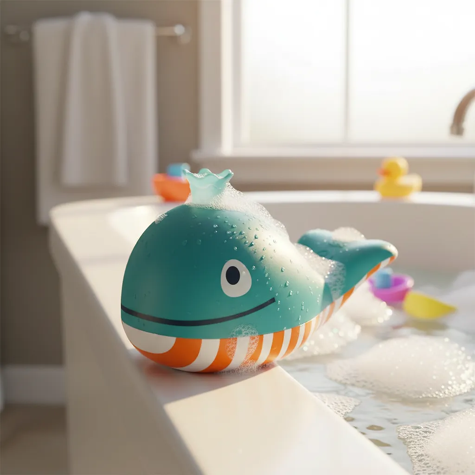 Miniatura: Juego Para El Baño Ballena De Burbujas