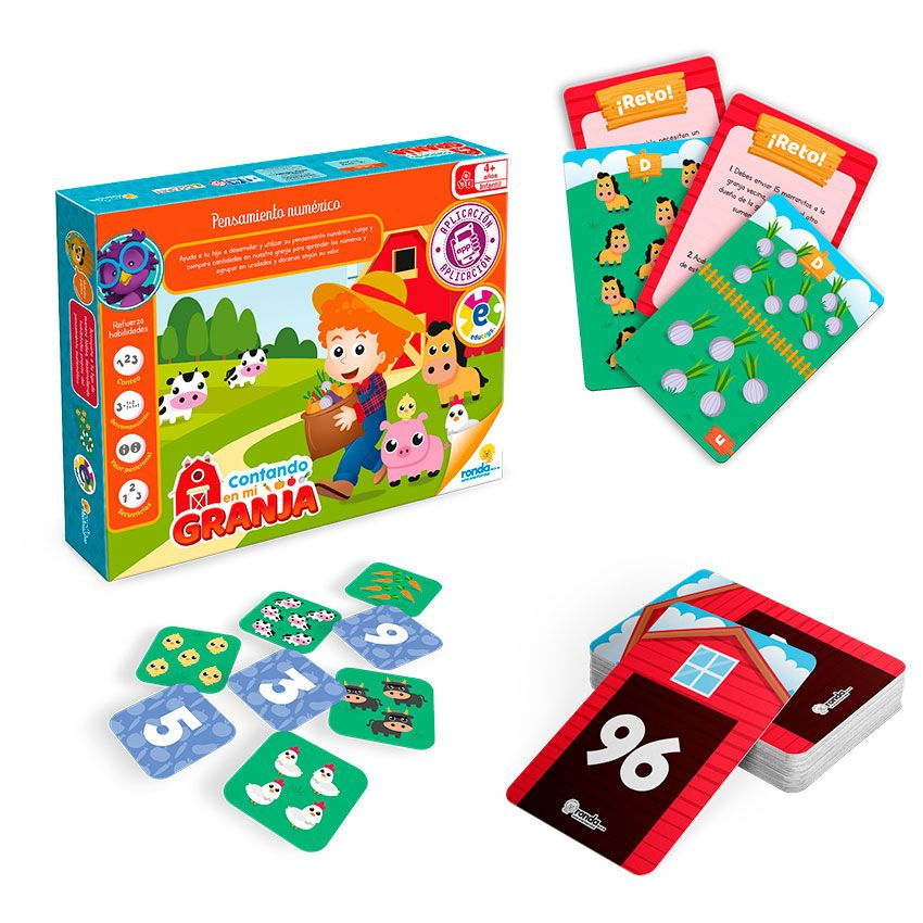 Miniatura: Juego De Mesa Contando En Mi Granja Niños