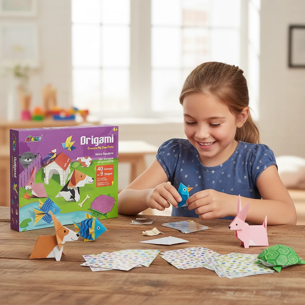 Miniatura: Set De Arte Y Manualidades Origami Mascotas