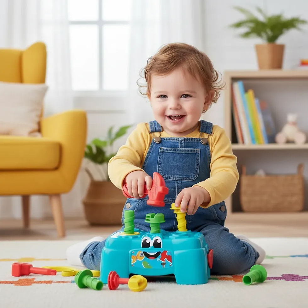 Miniatura: Juguete Banco Encajable Motricidad Fina Para Niños
