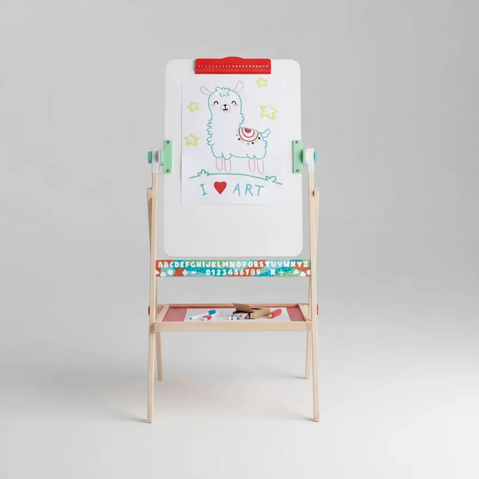 Miniatura: Juguete Didáctico Tablero Plegable Doble Cara Para Niños