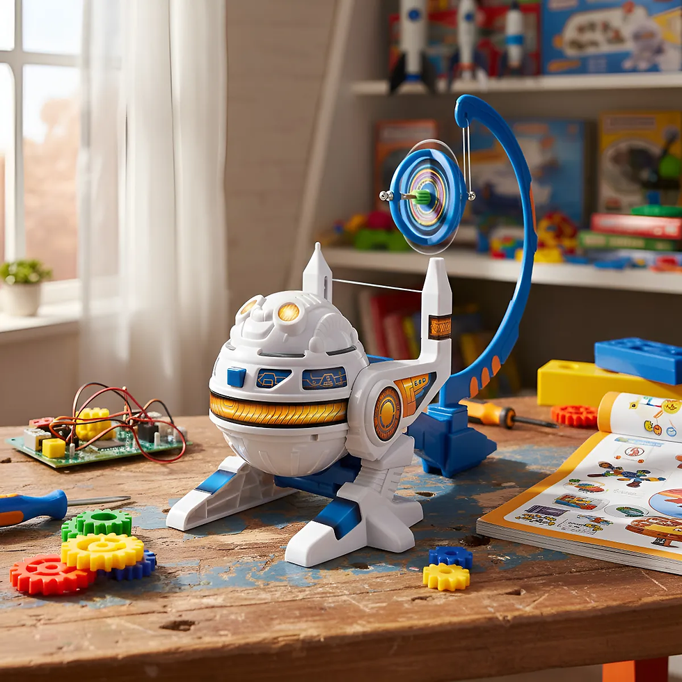Miniatura: Experimento STEM Giroscopio Espacial Niños