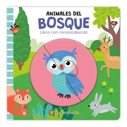 Libro Didáctico Rompecabezas Interactivo Bosque Para Niños