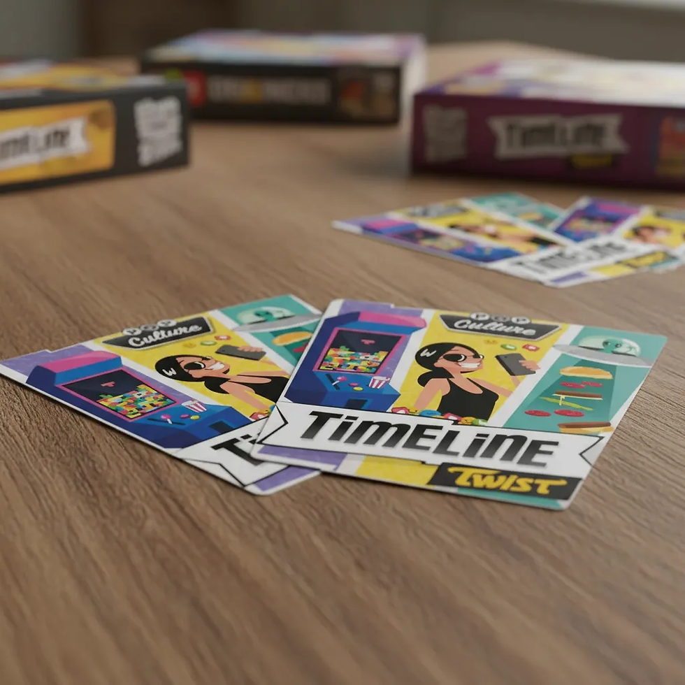 Miniatura: Juego De Mesa Timeline Twist Pop Culture Para Niños