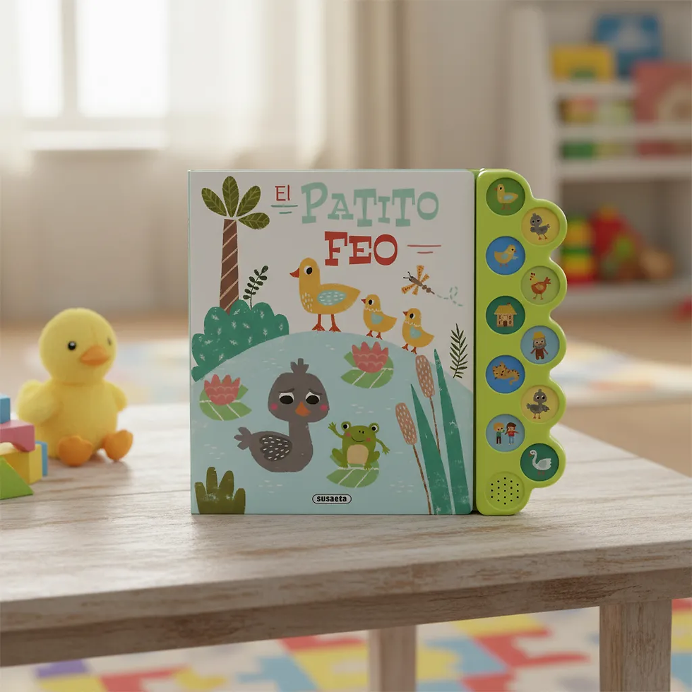 Miniatura: Libro Didáctico Cuento El Patito Feo Con Sonido Niños