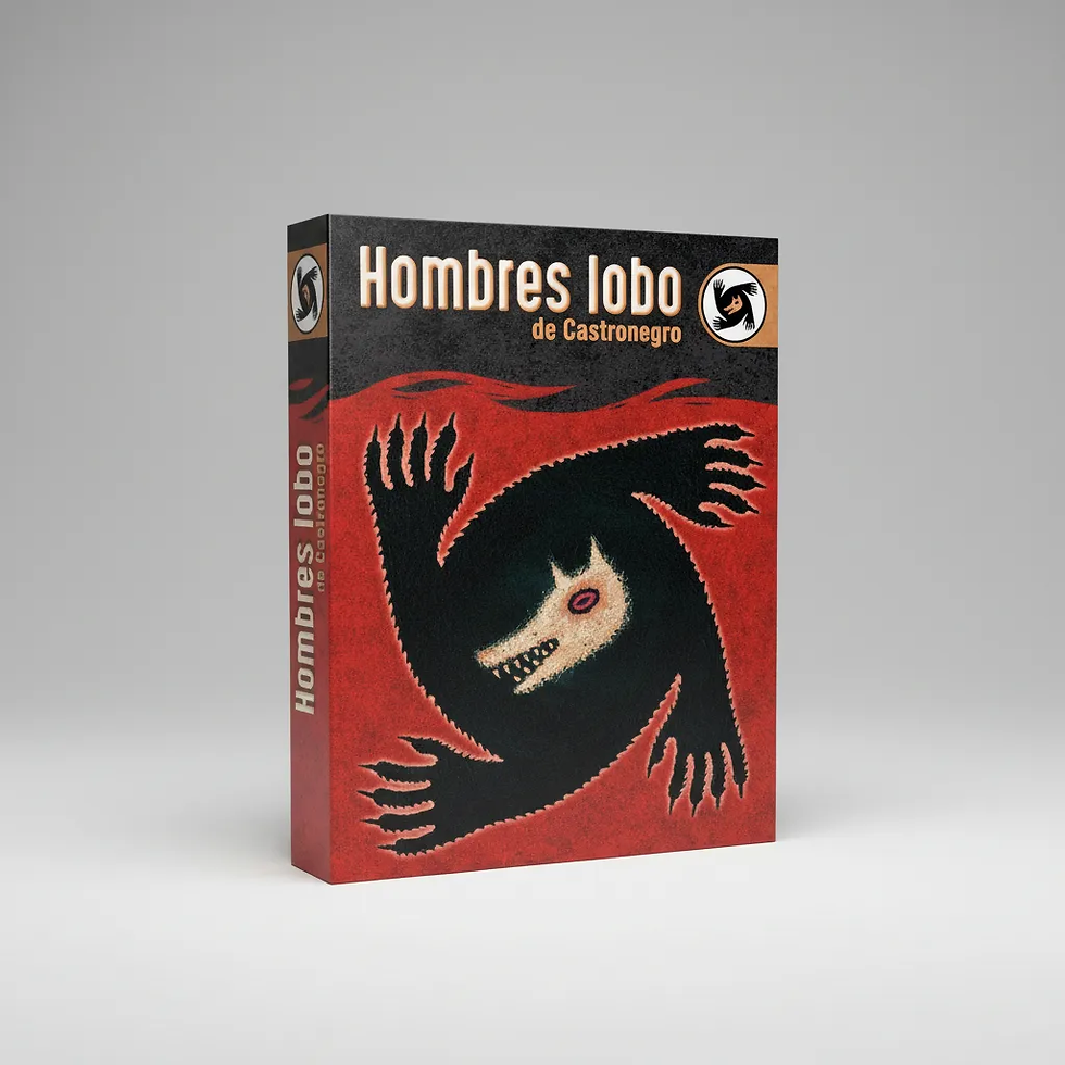Miniatura: Juego De Mesa Hombres Lobo De Castro Negro